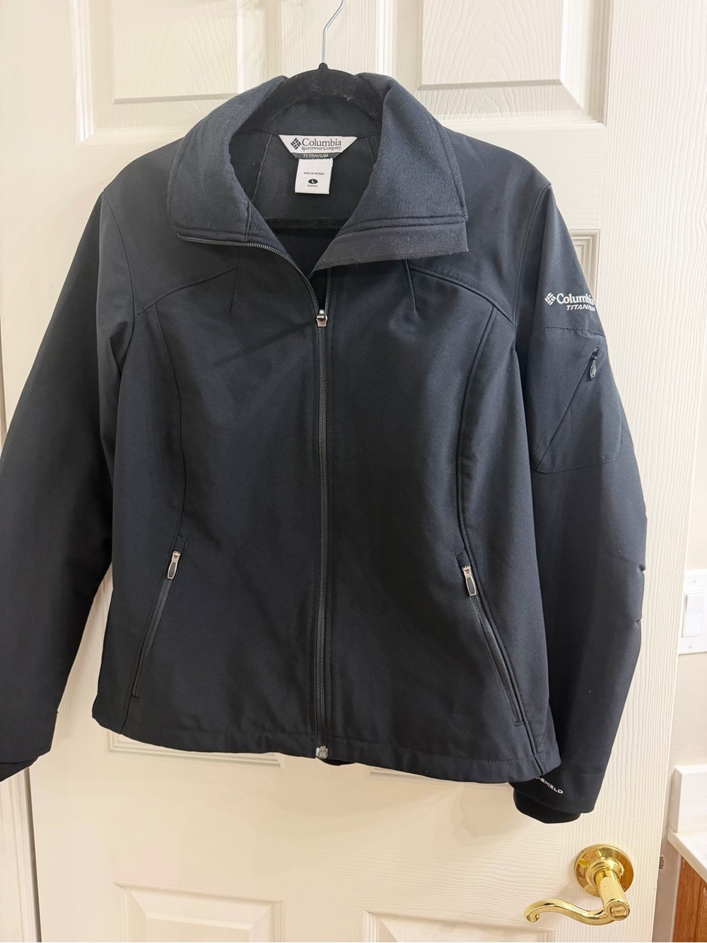 Columbia Women's Black Fleece-Lined Utility Jacket Size L